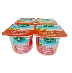 GoodBurry Yoghurt Strawbery 125 g x4