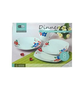 Sumo Porcelain Dinner Set Pollie x8