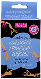 Beauty Formulas Nail Polish Remover Wipes x10