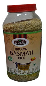 Delly Brown Basmati Rice Jar 1.5 kg