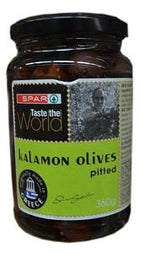 Spar Kalamon Olives Pitted 360 g