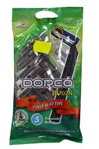 Dorco Disposable Razors Fixed Head x5