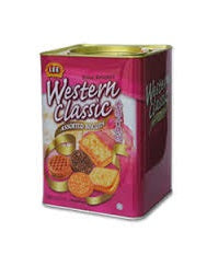 Lee Western Classic Assorted Biscuits Tin 1 kg