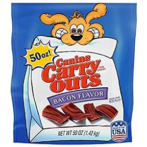 Canine Carry Outs Dog Snacks Bacon Flavour 141 g