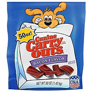 Canine Carry Outs Dog Snacks Bacon Flavour 141 g