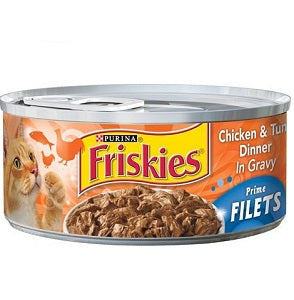 Friskies Prime Filets Chicken & Tuna Dinner In Gravy 156 g