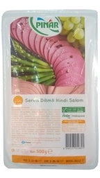 Pinar Servis Dilim Salam (Service Turkey Sliced Salami) 500 g