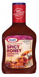 Kraft Slow Simmered Spicy Honey Barbecue Sauce 510 g