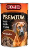 Jo Jo Premium Meaty Chunks In Gravy With Chicken 400 g x2