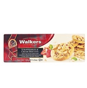 Walkers Strawberries & Cream Biscuits 150 g