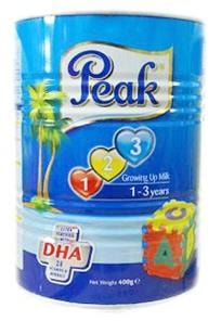 Peak 123 Growing Up Milk 1-3 Years Tin 400 g