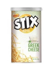 Kitco Stix All Natural Potato Sticks Greek Cheese 45 g