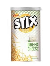 Kitco Stix All Natural Potato Sticks Greek Cheese 45 g
