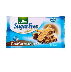 Gullon Wafer Mix Cream & Chocolate Sugar-Free 210 g