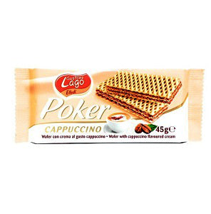 Elledi Poker Cappuccino Cream Wafers 45 g