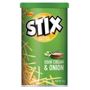 Kitco Stix Potato Sticks Sour Cream & Onion 45 g