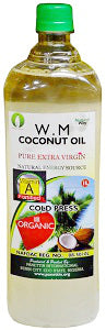 W.M Raw Organic Extra Virgin Coconut Oil 1 L
