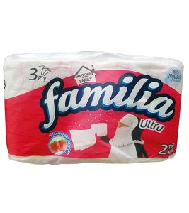 Familia Toilet Tissue Ultra Strawberry Scented 3 Ply 2 Rolls