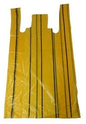 Nylon Bags Black & Yellow x100