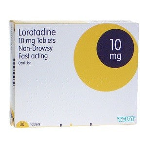Teva Loratadine 10 g 30 Tablets