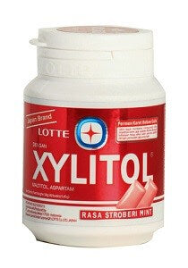 Xylitol Gum Stroberi Mint 58 g
