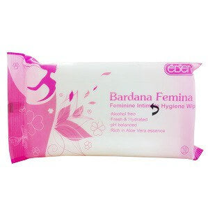 Eden Bardana Femina Wipes x10