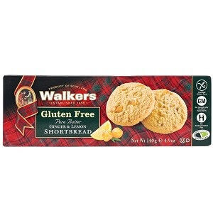 Walkers Ginger & Lemon Shortbread Gluten-Free 140 g