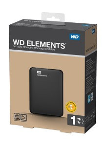 Western Digital Element HDD 1 TB - Black