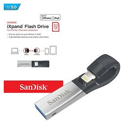 SanDisk iXpand USB Flash Drive With Memory Stick 32 GB