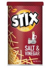 Kitco Stix All Natural Potato Sticks Salt & Vinegar 45 g