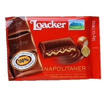 Loacker Napolitaner Milk Chocolate With Hazelnut Cream 54 g