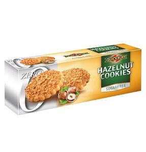 Quickbury Hazelnut Cookies Sugar-Free 150 g
