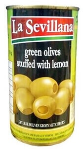 La Sevillana Green Olives Stuffed With Lemon 350 g