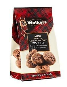 Walkers Mini Belgian Chocolate Chip Biscuits 125 g