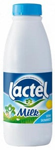 Lactel UHT Milk Skimmed 1 L x2