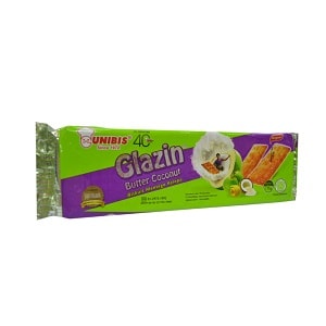 Unibis Glazin Butter Coconut Biscuits 175 g