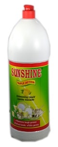 Sunshine Triple Action Dish Washing Liquid 600 ml