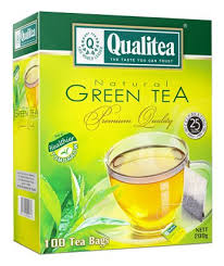 Buy Qualitea Natural Green Tea 200 g x100 in Nigeria | Tea | Supermart ...