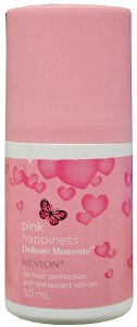 Revlon Anti-Perspirant Deodorant Roll On Pink Happiness Delicate Moments 50 ml