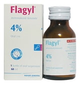 Flagyl 4 Percent Oral Suspension 60 ml