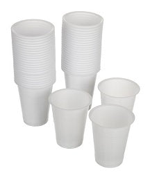 Disposable Plastic Cup 210 ml - Clear x100