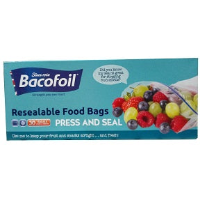 Baco Press N Seal Food & Freezer Bags Small 200 mm x30