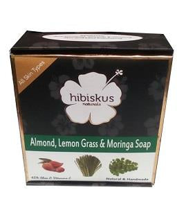 Hibiskus Soap Almond Lemon Grass & Moringa 125 g