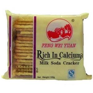 De Vinci Calcium Enriched Milk Soda Crackers 100 g