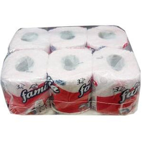 Familia Toilet Tissue Ultra Magic Flower Scented 3 Ply 4 Rolls x12