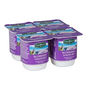 GoodBurry Yoghurt Blueberry 125 g x4