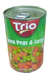 Trio Green Peas & Carrots 400 g