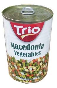 Trio Macedonia Vegetables 400 g