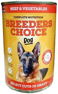 Breeders Choice Dog Beef & Vegetable In Gravy 400 g