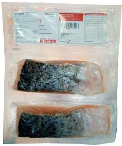 Big Sam's Norwegian Salmon Portions Frozen Skin-On 250 g